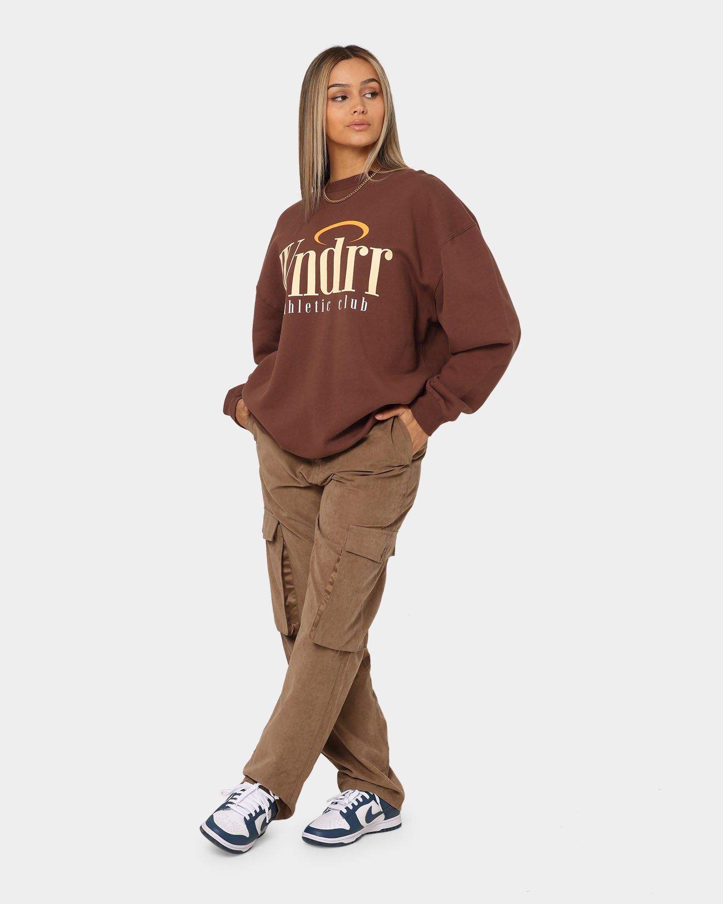 WNDRR Halo Crewneck Brown sold by Culture Kings product image thumbnail 2