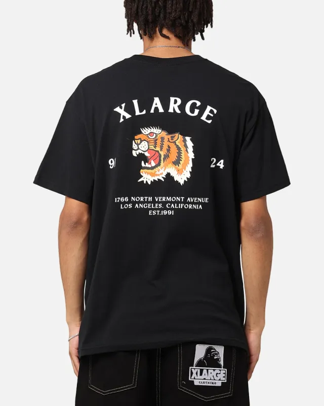 X-Large North Vermont Ave T-Shirt Solid Black sold by Culture Kings