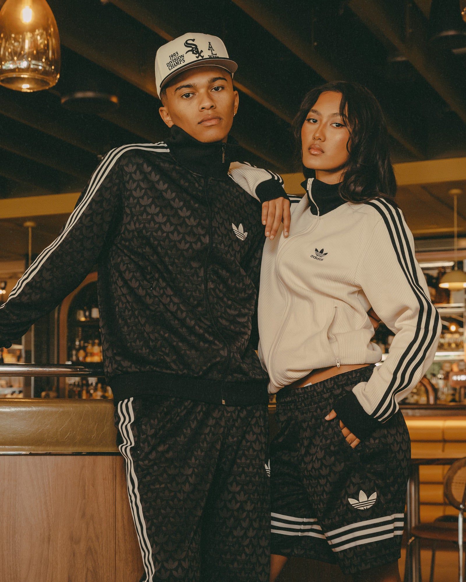 Adidas Adicolour Polyester Track Top Jacket Black sold by Culture Kings product image thumbnail 2