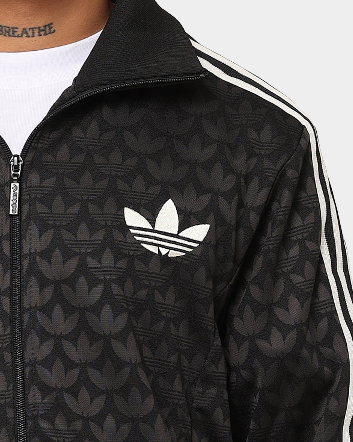 Adidas Adicolour Polyester Track Top Jacket Black sold by Culture Kings product image thumbnail 5