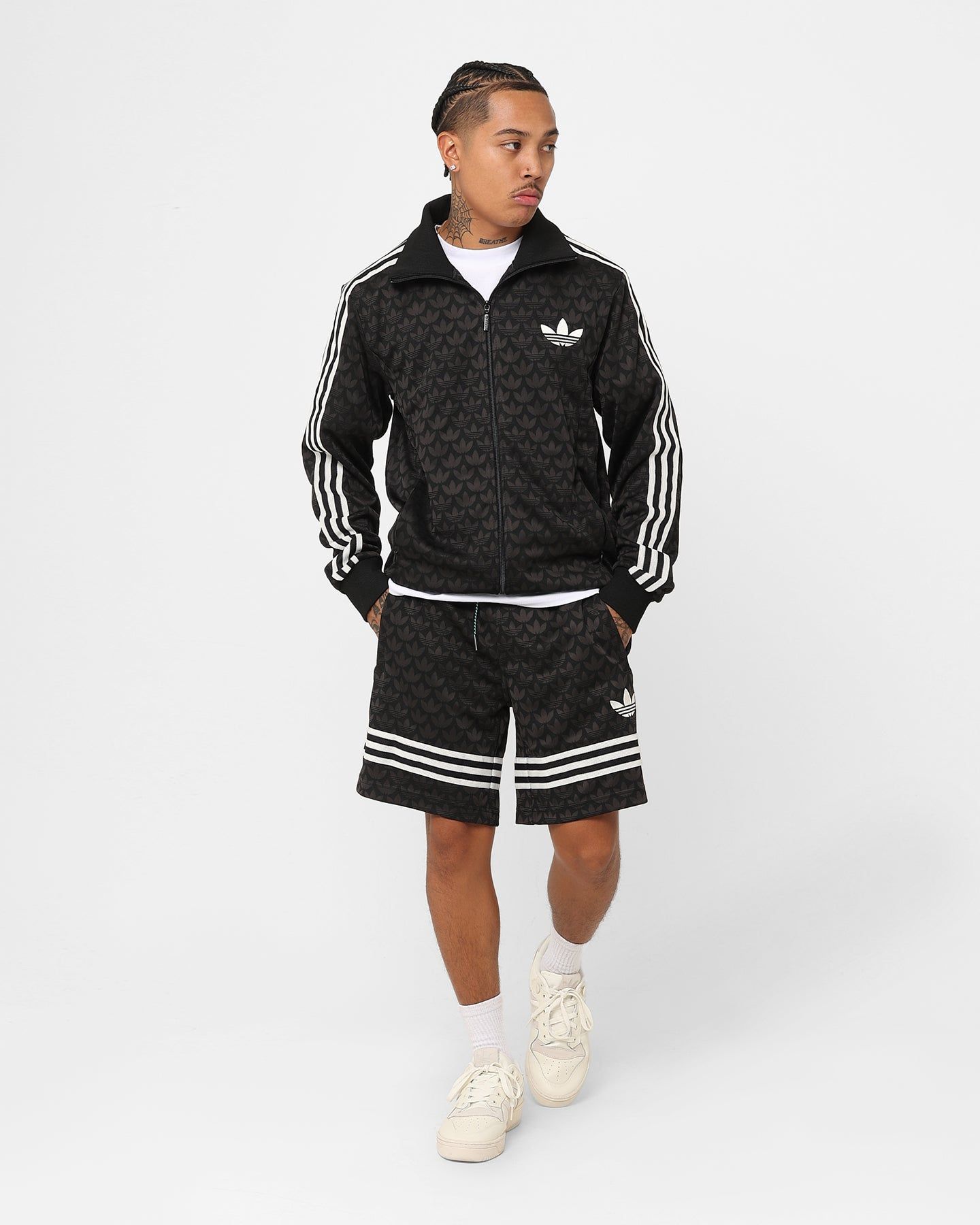 Adidas Adicolour Polyester Track Top Jacket Black sold by Culture Kings product image thumbnail 4