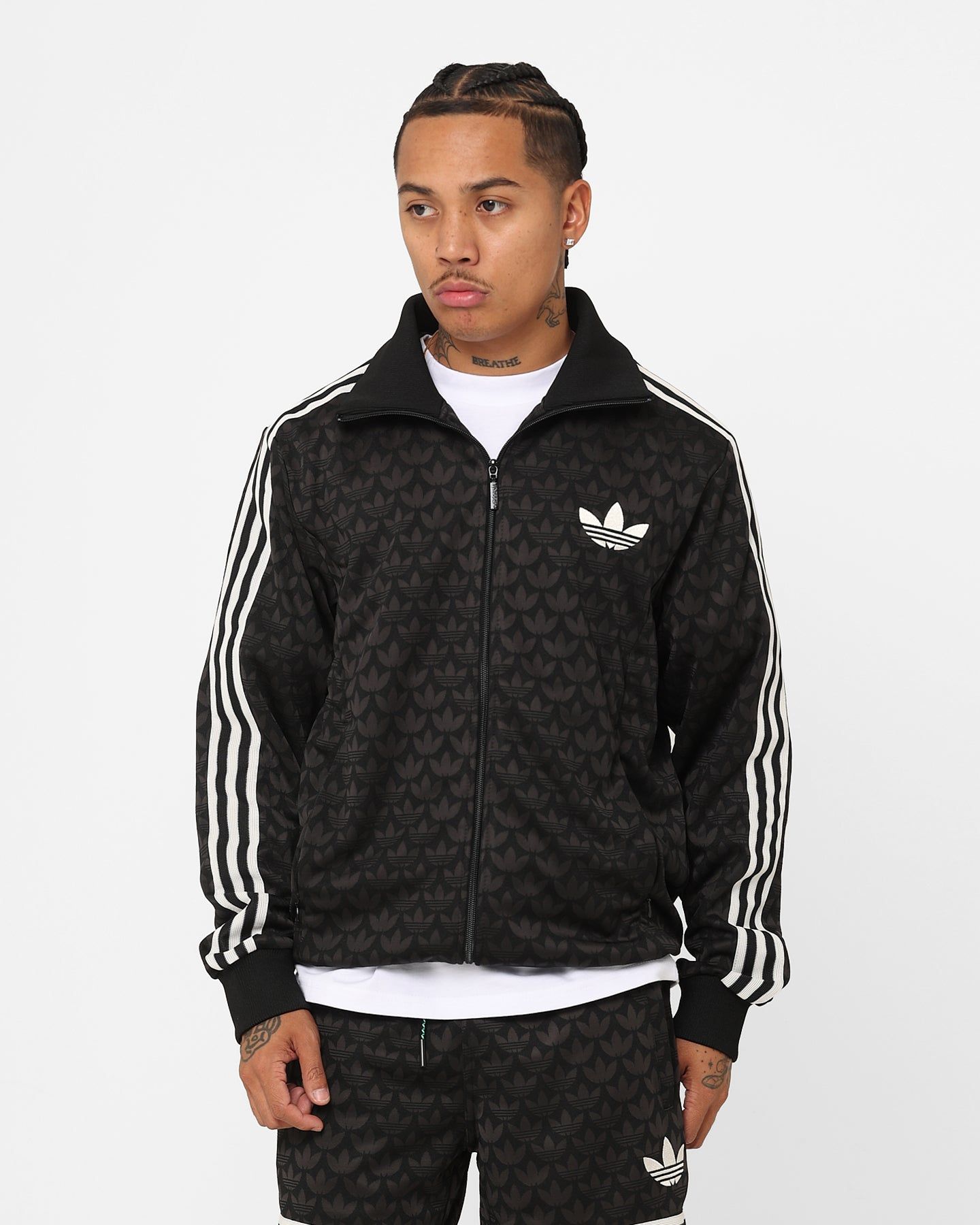 Adidas Adicolour Polyester Track Top Jacket Black sold by Culture Kings product image thumbnail 3