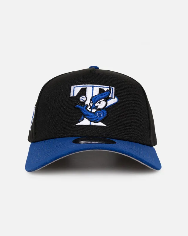 New Era Toronto Blue Jays 'Retro Royal' 9FORTY A-Frame Snapback Black/Royal sold by Culture Kings