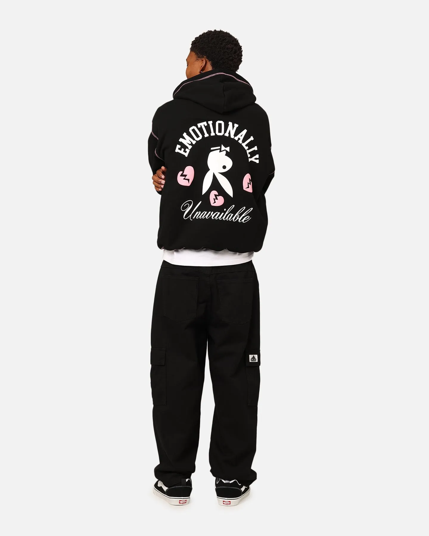 Playboy By Culture Kings Lover Boy Full Zip Hoodie Black sold by Culture Kings product image thumbnail 3