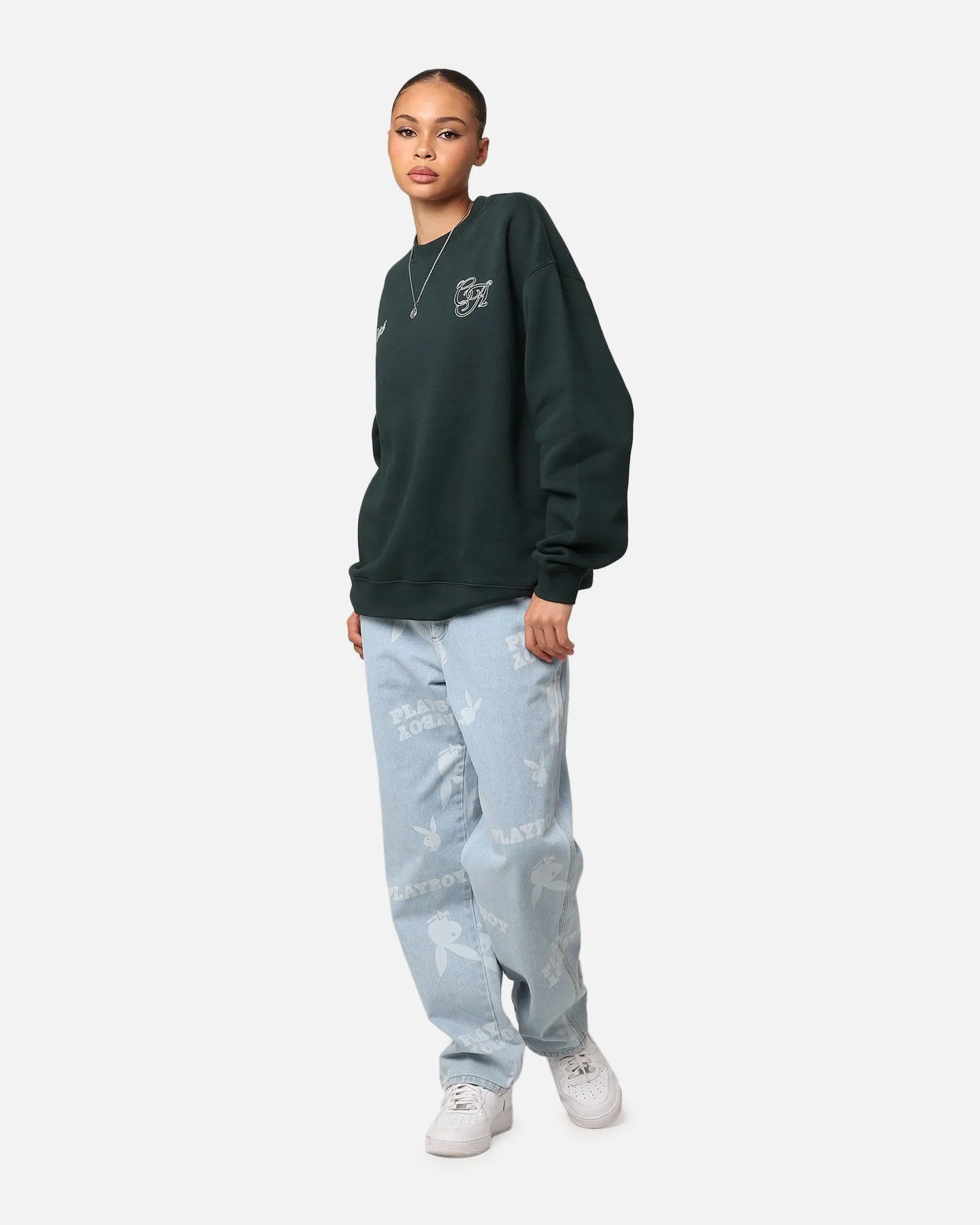 Carre C.A Monogram Crewneck Pine Green sold by Culture Kings product image thumbnail 4