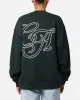 Carre C.A Monogram Crewneck Pine Green sold by Culture Kings