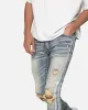 MNML X560 Skinny Glitter Denim Jeans Blue sold by Culture Kings