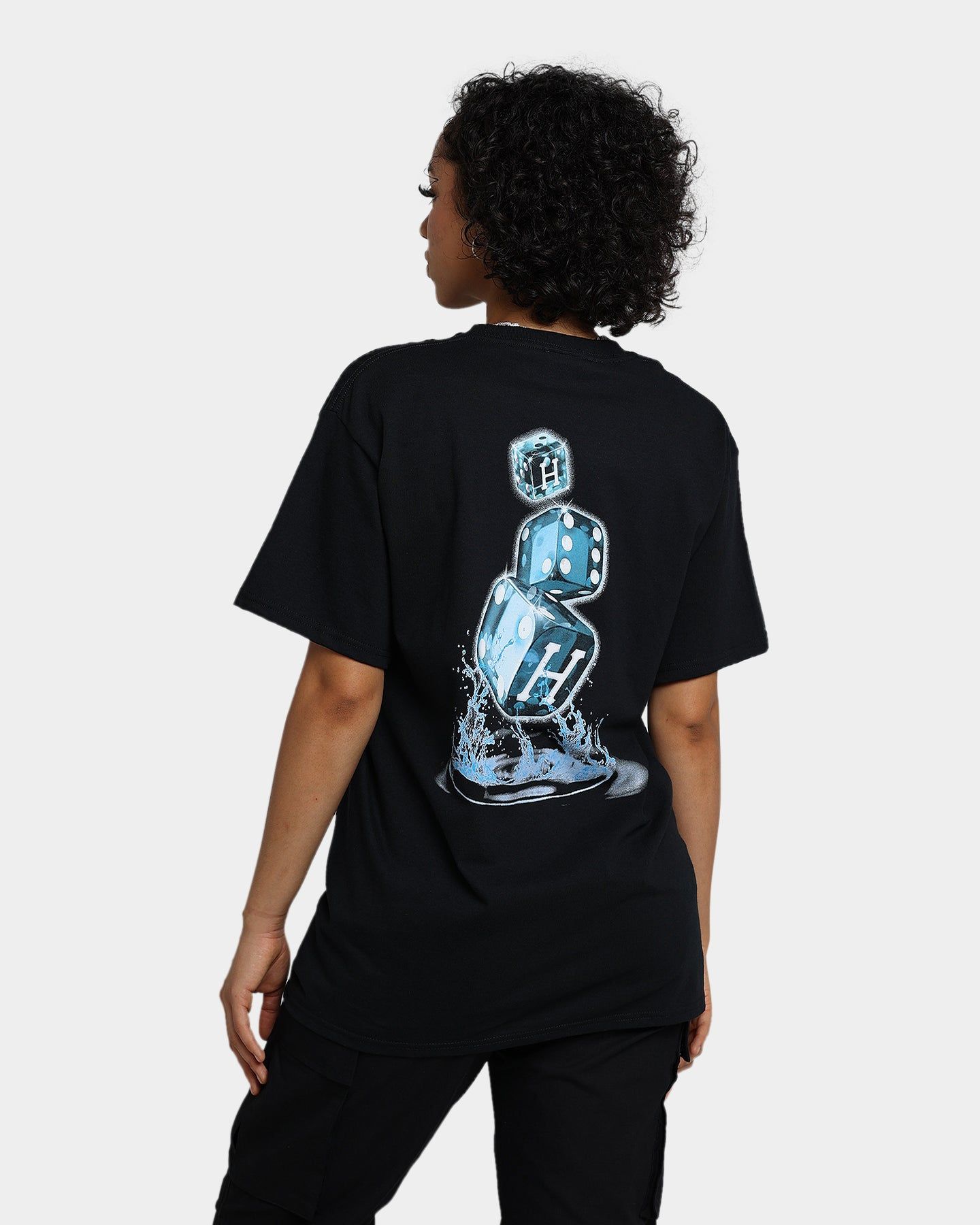 HUF Ice Dice T-Shirt Black sold by Culture Kings