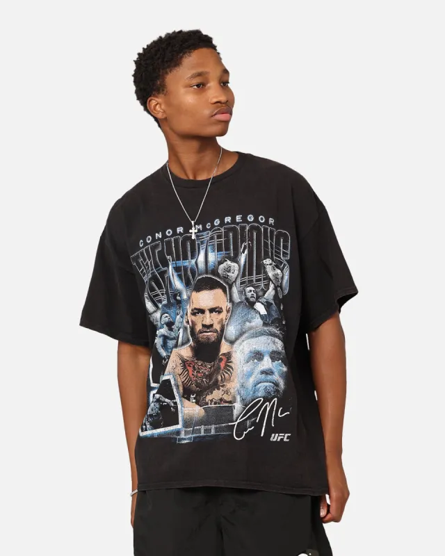 UFC By Goat Crew Conor McGregor Moment Vintage T-Shirt Black Wash sold by Culture Kings