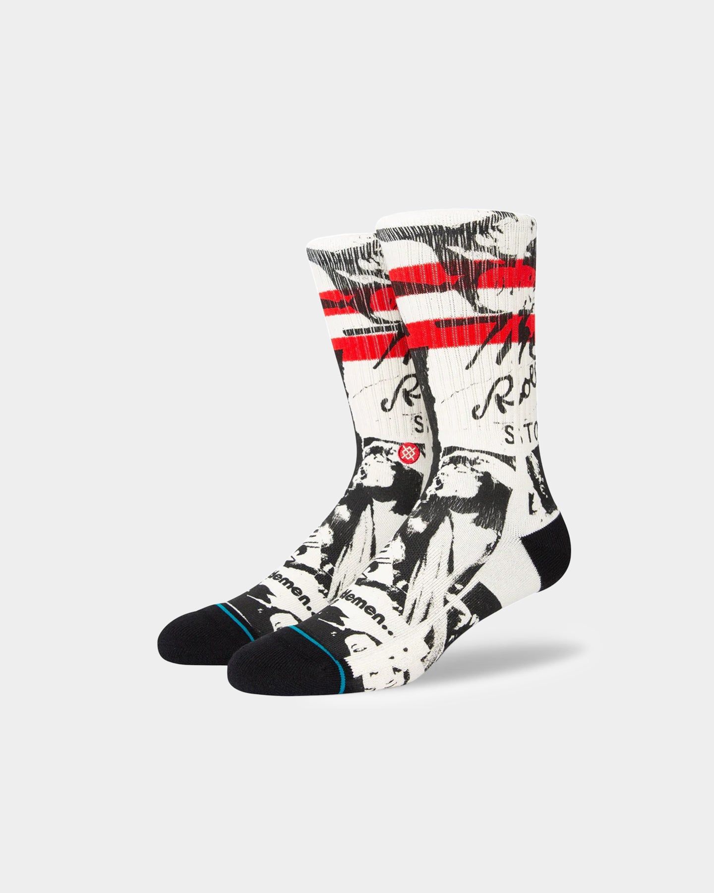 Stance Ladies And Gentlemen Crewcut Socks Black sold by Culture Kings product image thumbnail 2