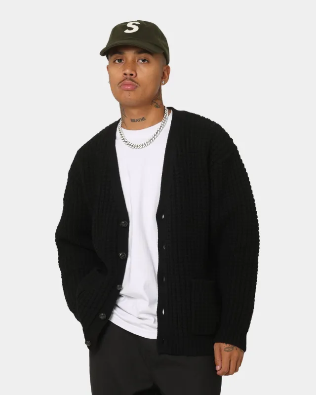 Supreme Waffle Knit Cardigan Black sold by Culture Kings