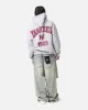 Majestic Athletic New York Yankees Wordmark Arch Hoodie Grey sold by Culture Kings