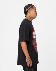 Mitchell & Ness Seattle Sonics Abstract T-Shirt Faded Black sold by Culture Kings