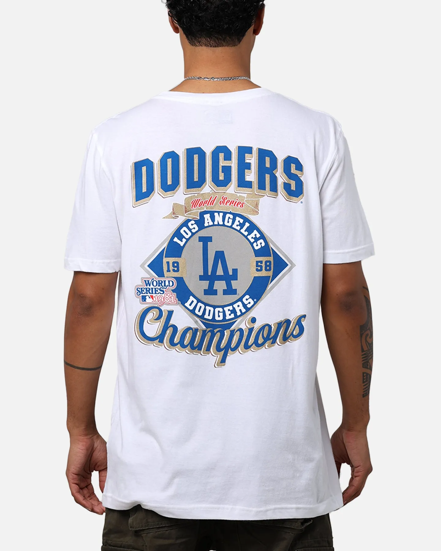 New Era Los Angeles Dodgers World Series T-Shirt White sold by Culture Kings product image thumbnail 3