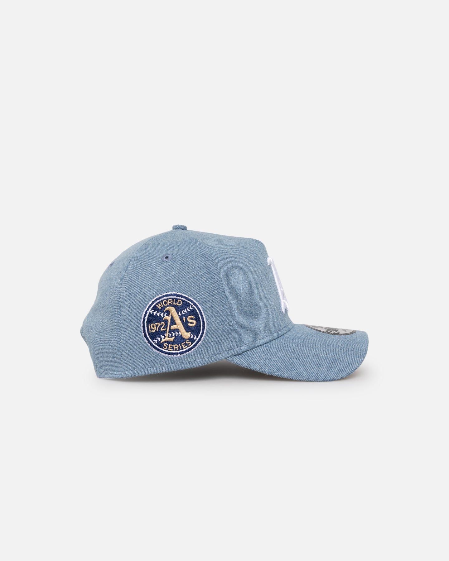 New Era Oakland Athletics 'Denim White' 9FORTY A-Frame Snapback Denim/Wheat/White sold by Culture Kings product image thumbnail 3