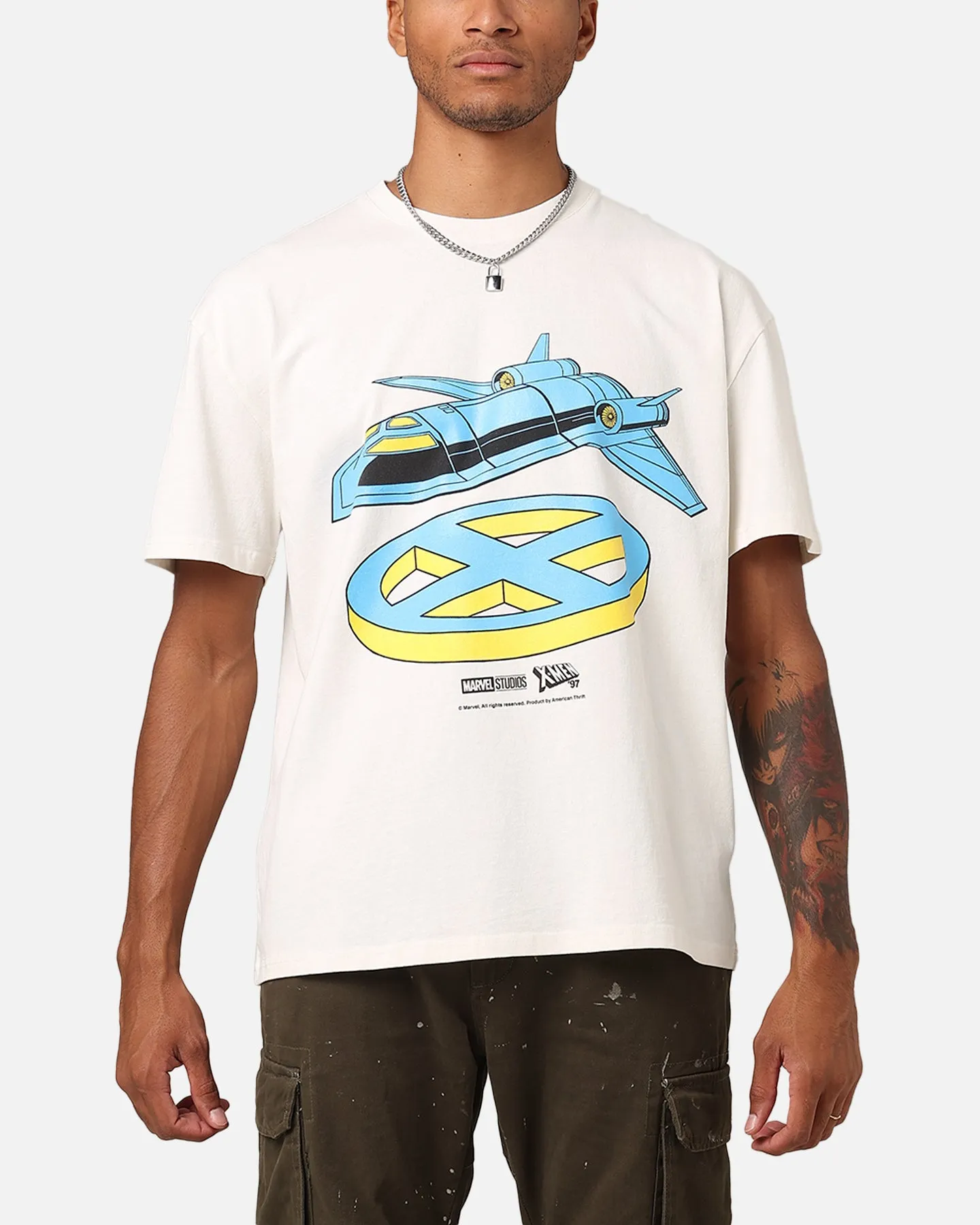 Marvel X-Men The Blackbird T-Shirt Off White sold by Culture Kings