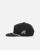 Malbon Nylon Structured Rope Snapback Black/White sold by Culture Kings
