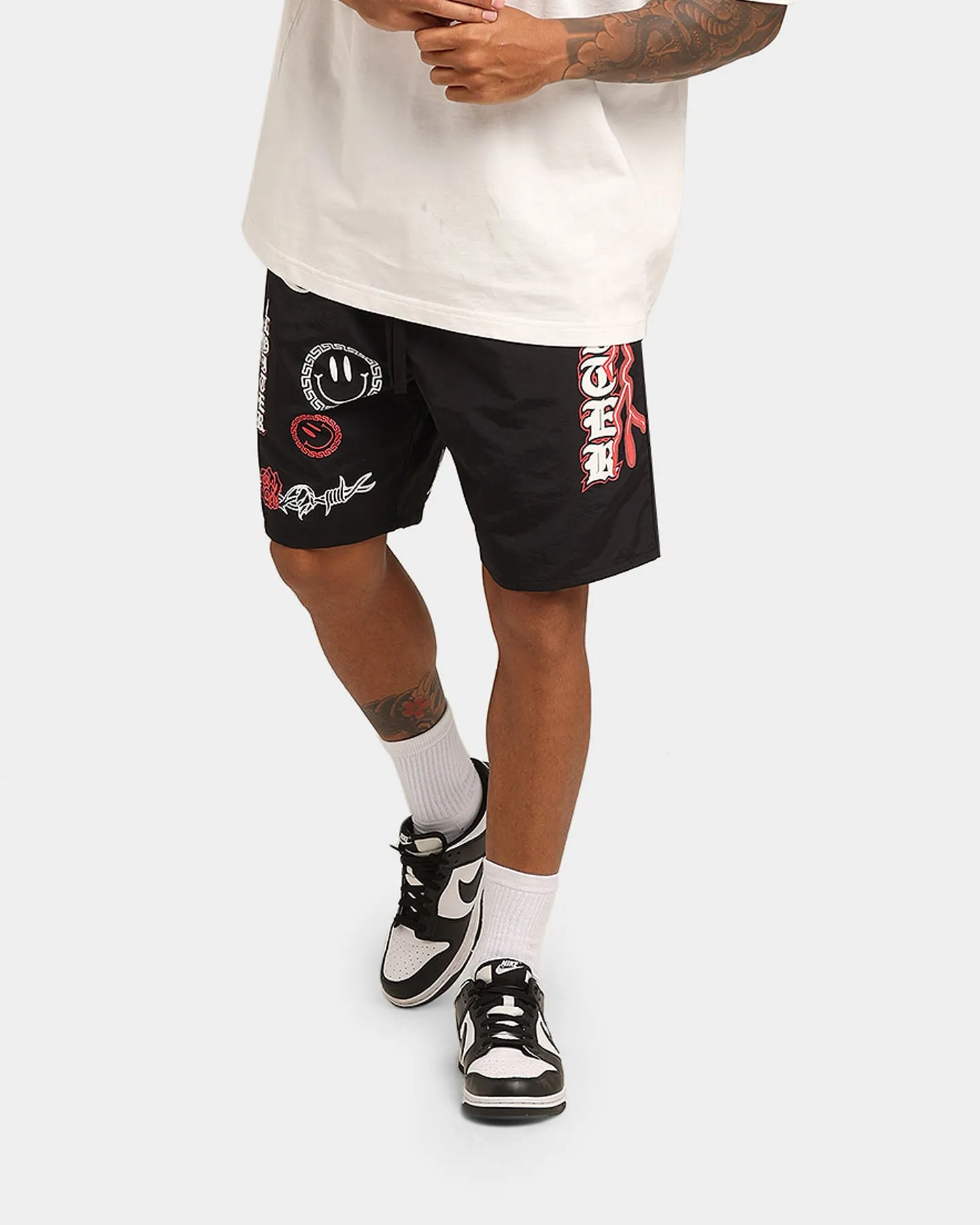 Loiter Hydra Shorts Black/Red sold by Culture Kings product image thumbnail 3