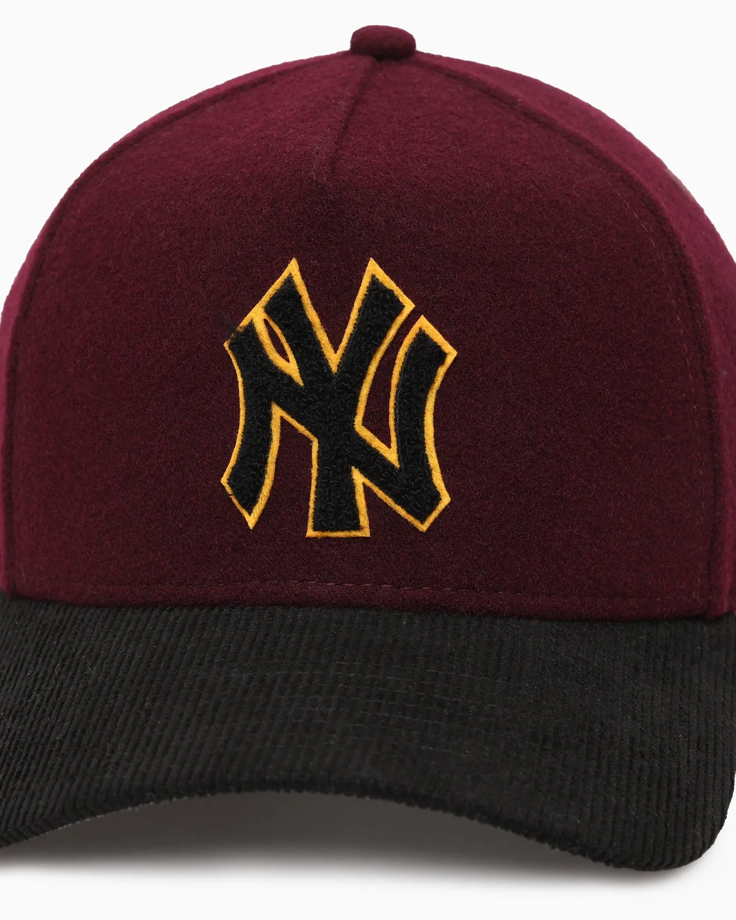 New Era New York Yankees 'Large Chenille' 9FORTY A-Frame Snapback Maroon sold by Culture Kings product image thumbnail 2