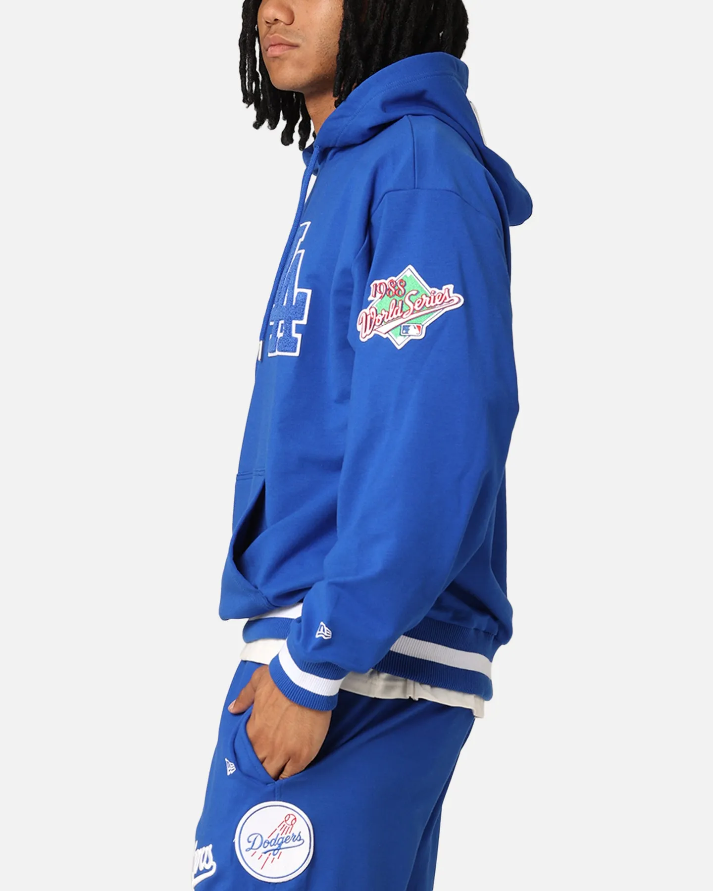 New Era Los Angeles Dodgers Hoodie Bright Royal sold by Culture Kings product image thumbnail 5