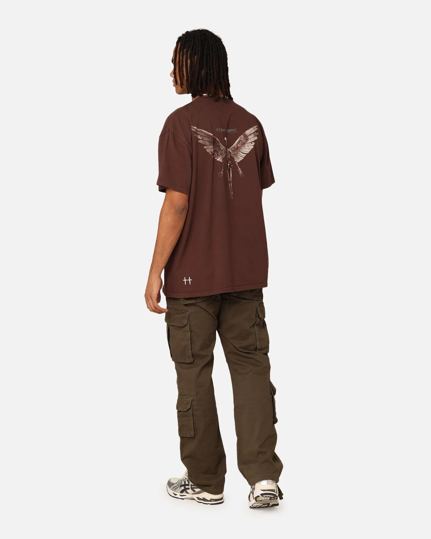 Saint Morta Momento Mori T-Shirt Dark Brown sold by Culture Kings product image thumbnail 3