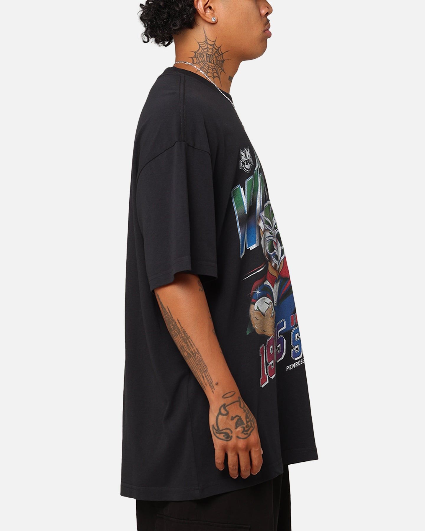 Mitchell & Ness New Zealand Warriors Inaugural Season T-Shirt Faded Black sold by Culture Kings product image thumbnail 4