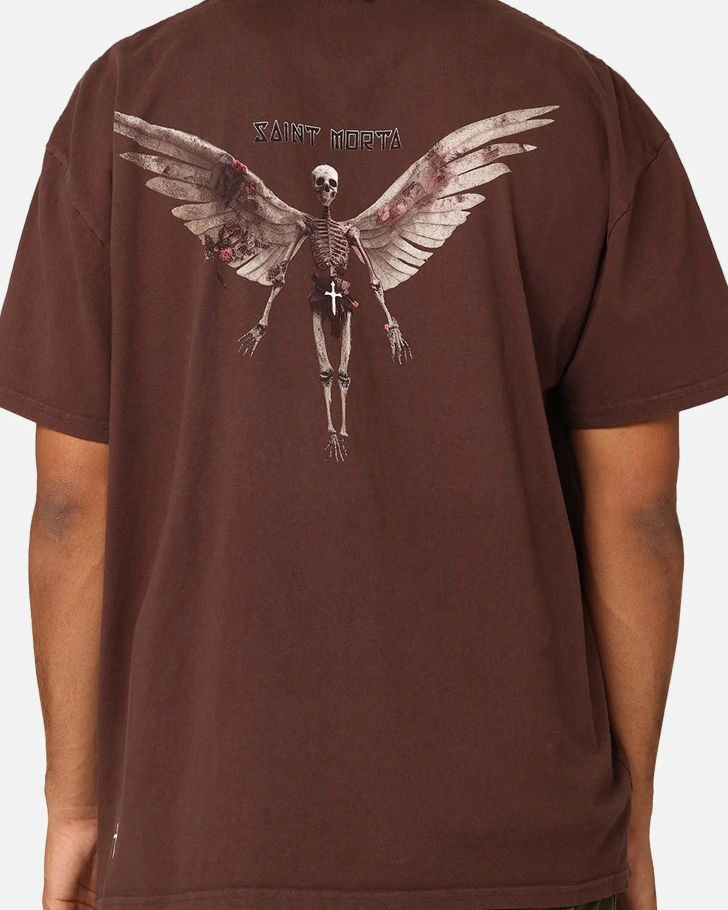 Saint Morta Momento Mori T-Shirt Dark Brown sold by Culture Kings product image thumbnail 5