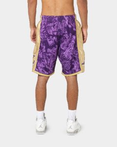 Mitchell & Ness Los Angeles Lakers CNY 4.0 Swingman Shorts Purple sold by Culture Kings