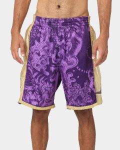 Mitchell & Ness Los Angeles Lakers CNY 4.0 Swingman Shorts Purple sold by Culture Kings