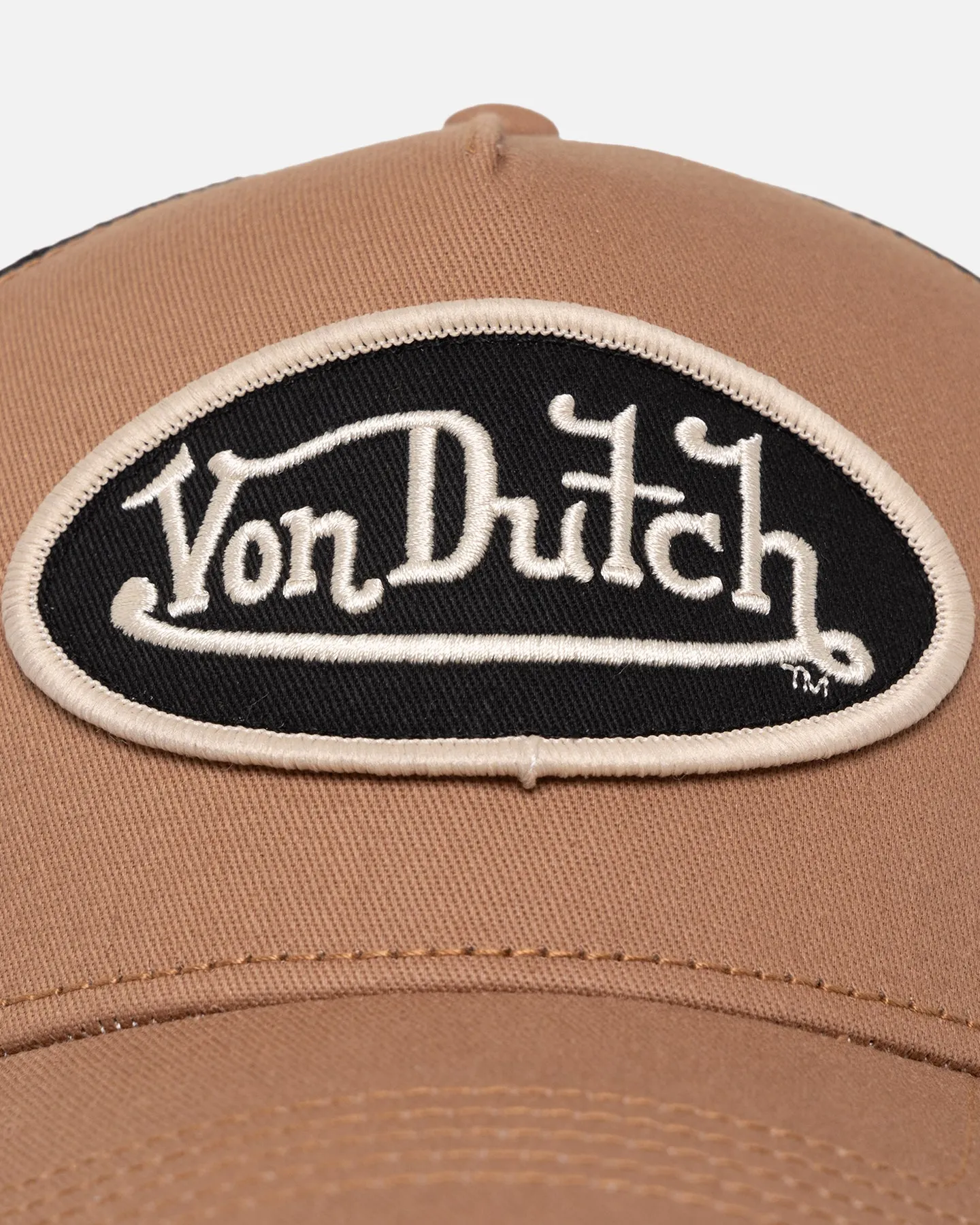 Von Dutch Taupe And Black Trucker Snapback Taupe/Black sold by Culture Kings product image thumbnail 5