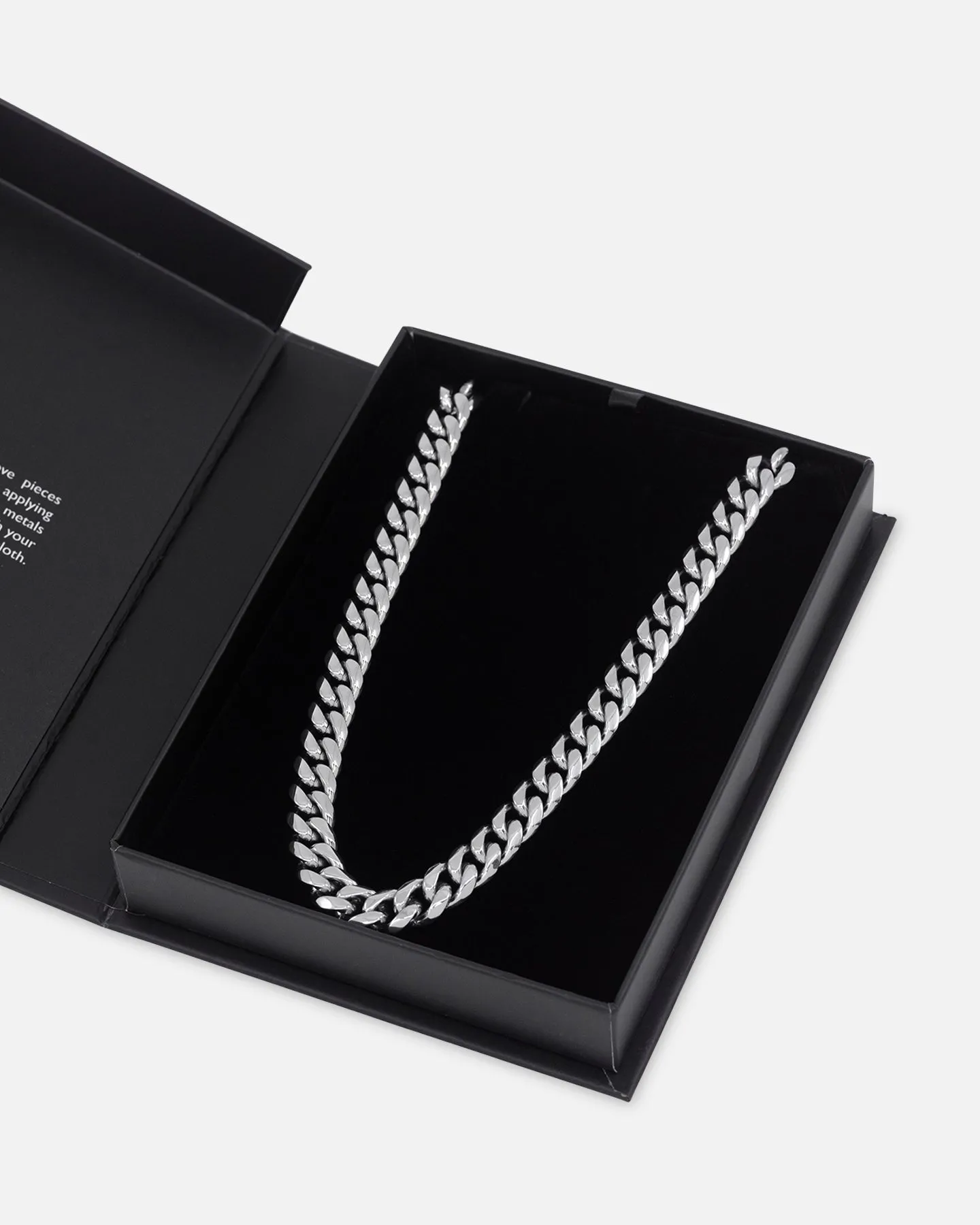 Saint Morta 10mm Cuban Chain White Gold sold by Culture Kings product image thumbnail 2