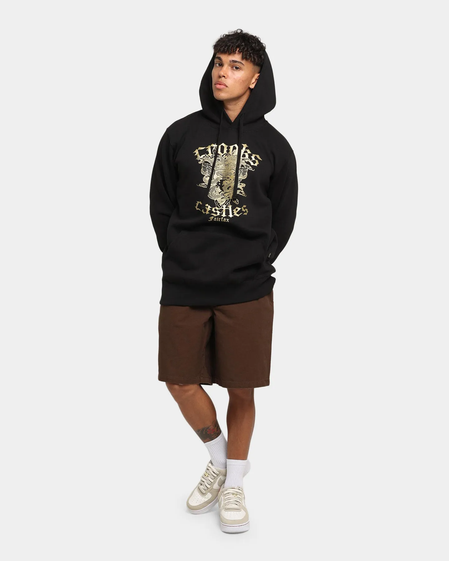 Crooks & Castles Medusa Gothic Hoodie Black sold by Culture Kings product image thumbnail 2