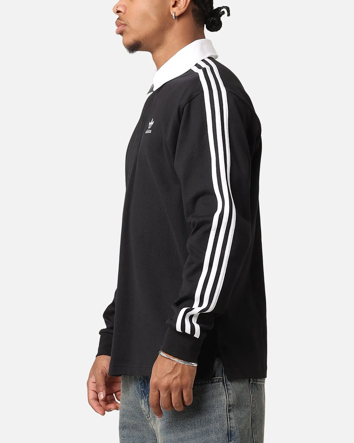 Adidas Rugby Polo Shirt Black sold by Culture Kings product image thumbnail 5