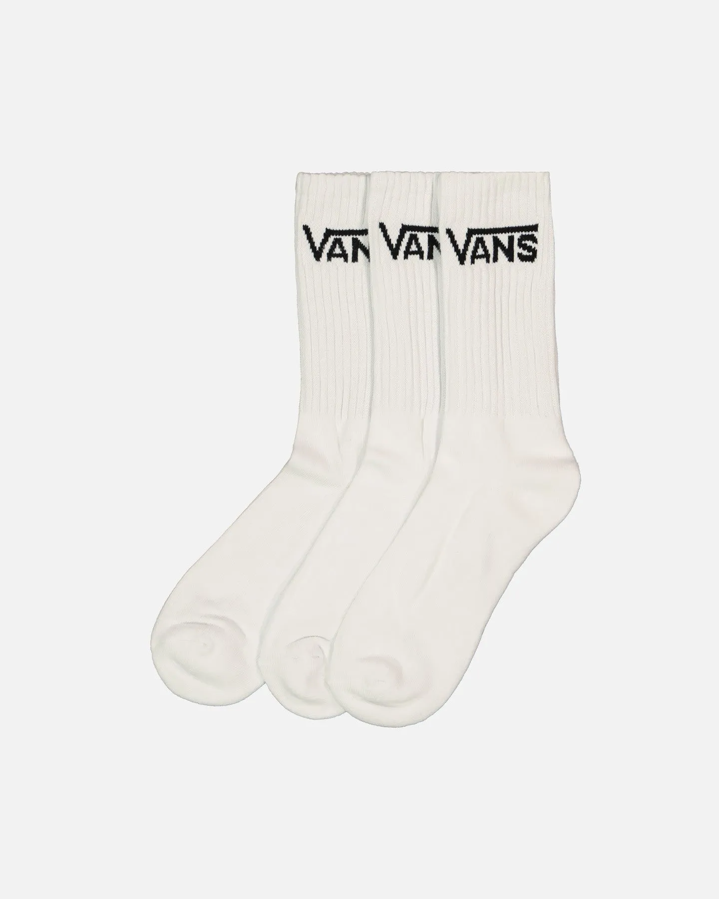Vans Classic Crewcut Socks 6.5-9 3 Pack White sold by Culture Kings