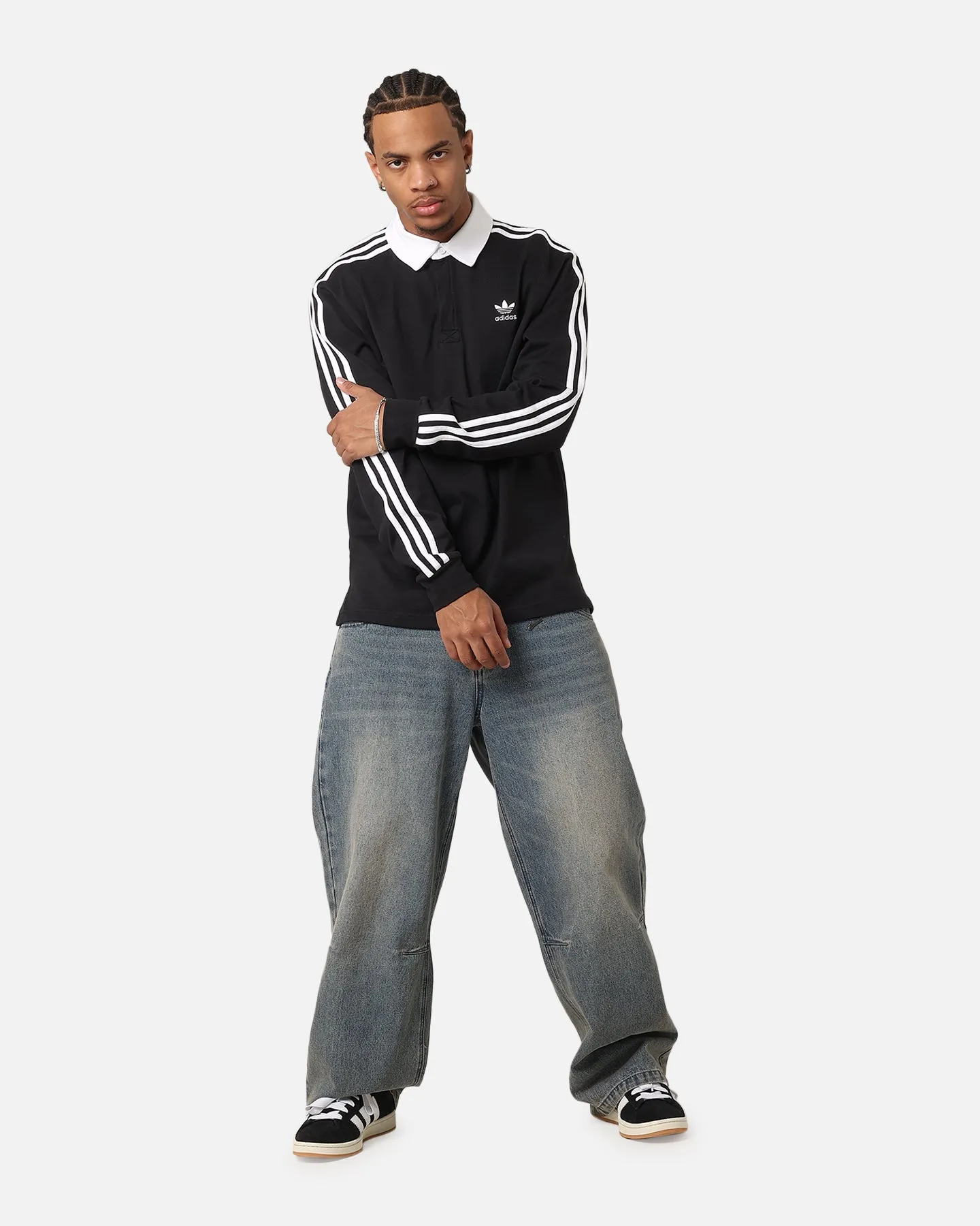 Adidas Rugby Polo Shirt Black sold by Culture Kings product image thumbnail 2