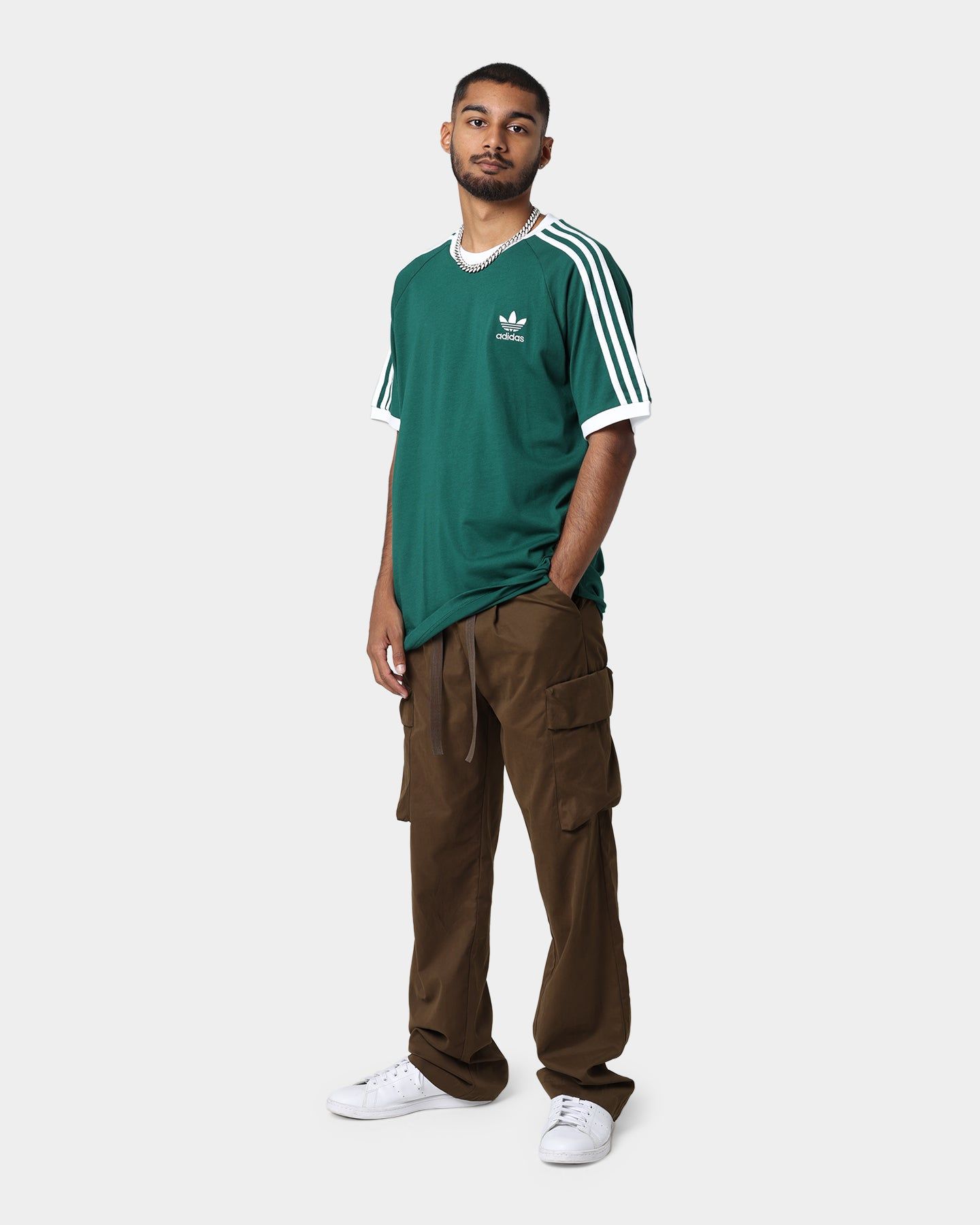 Adidas Adicolor Classic 3-Stripes T-Shirt Collegiate Green sold by Culture Kings product image thumbnail 2