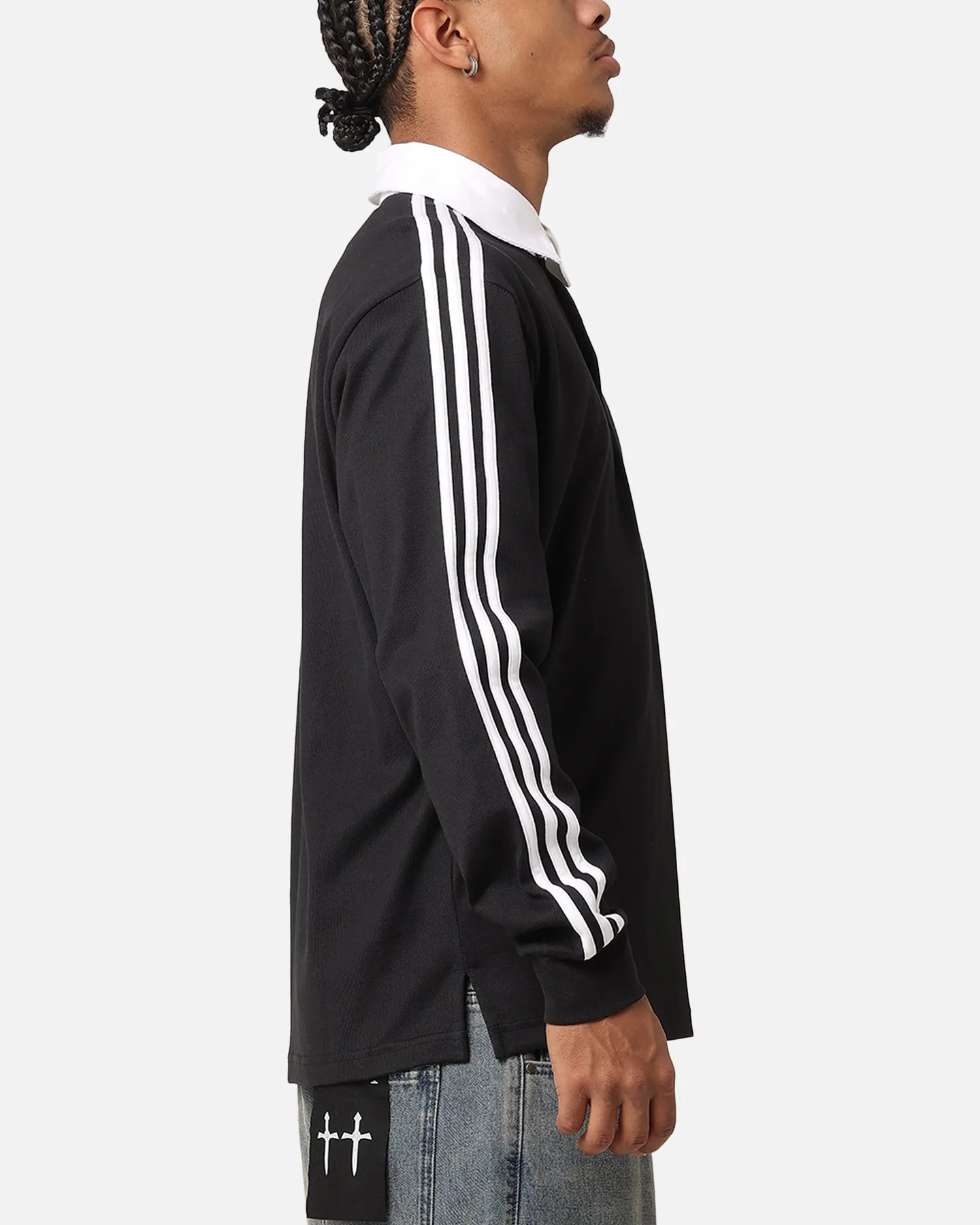 Adidas Rugby Polo Shirt Black sold by Culture Kings product image thumbnail 4