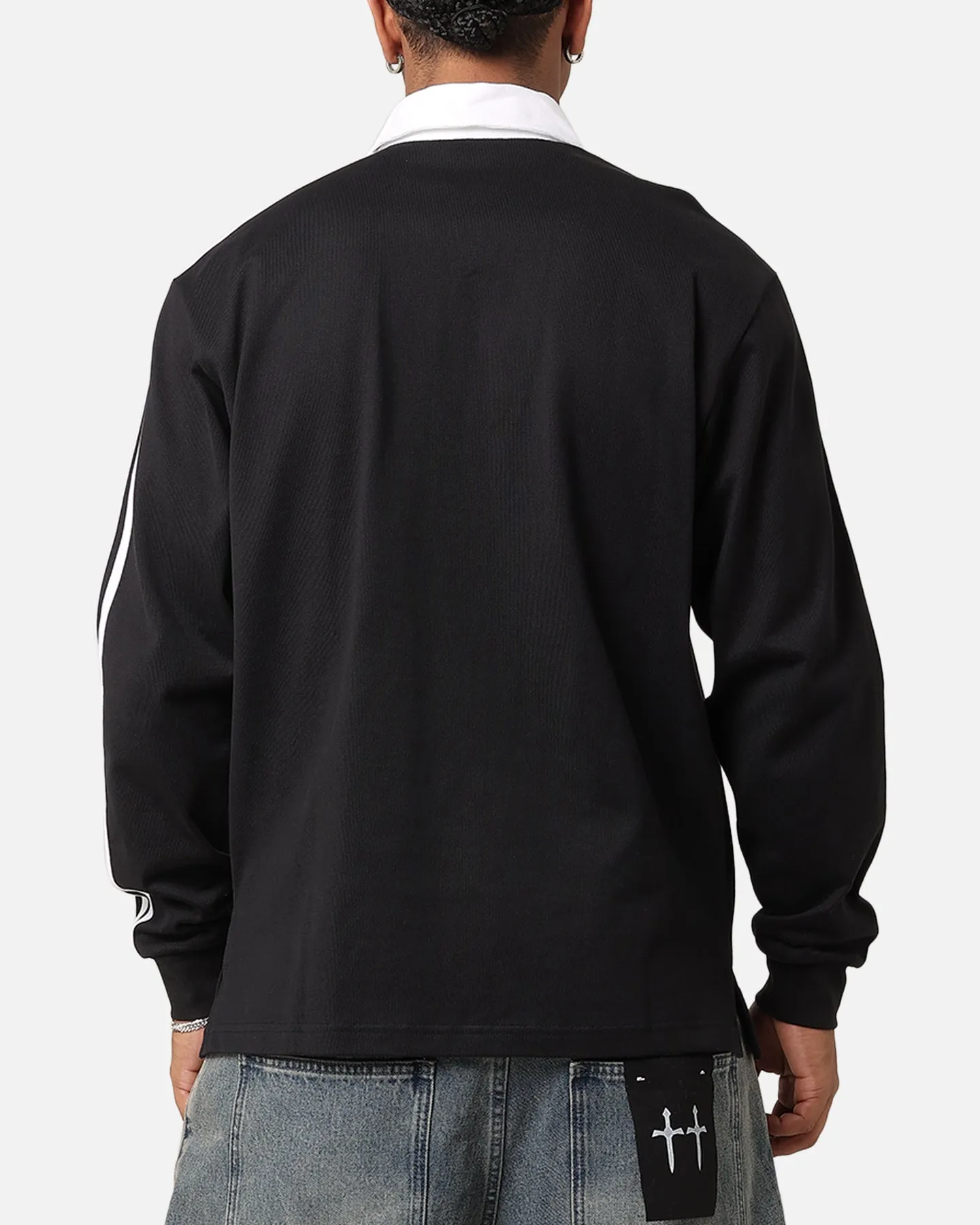 Adidas Rugby Polo Shirt Black sold by Culture Kings product image thumbnail 3