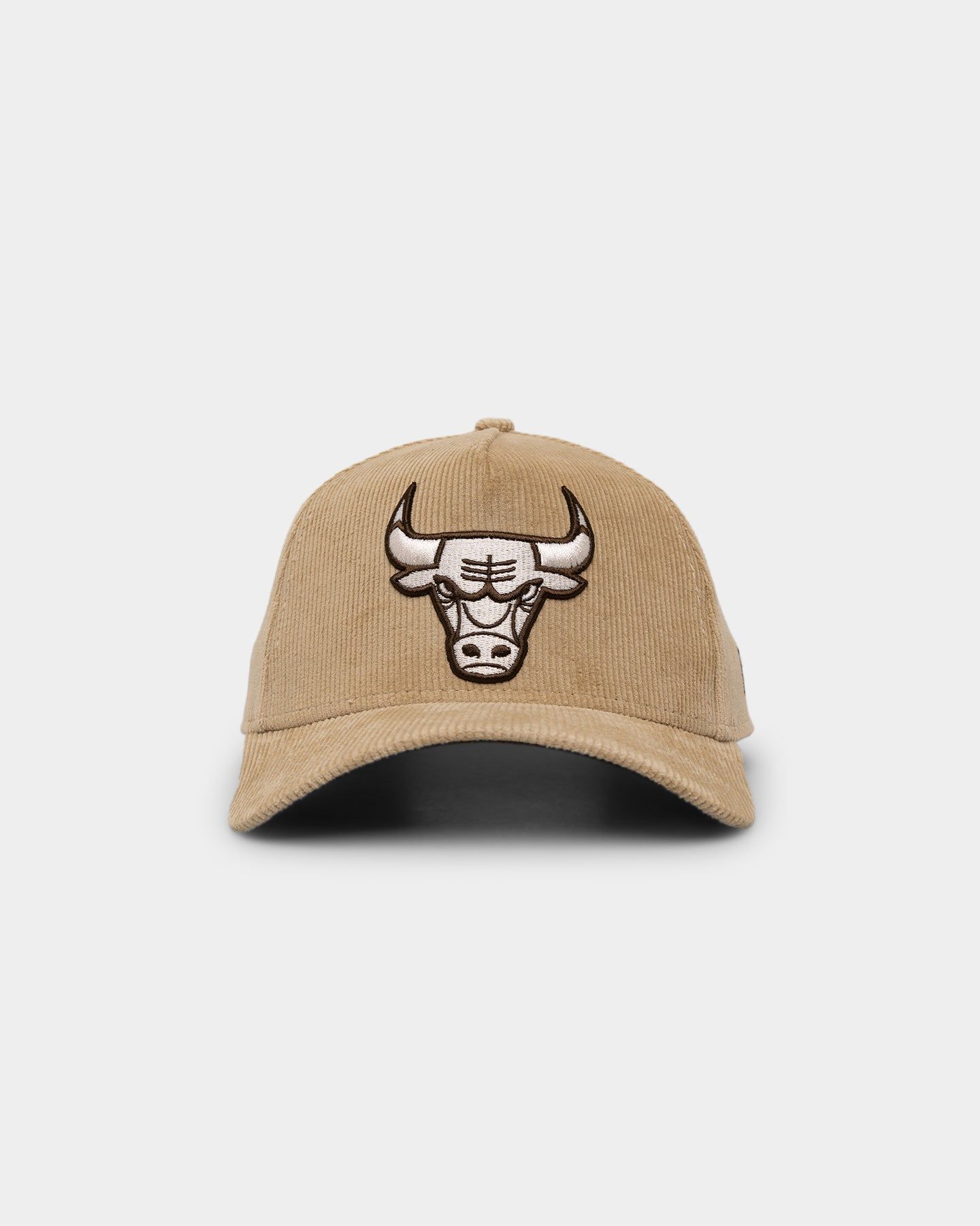 New Era Chicago Bulls 'Brown Camel Corduroy' 9FORTY A-Frame Snapback Camel sold by Culture Kings