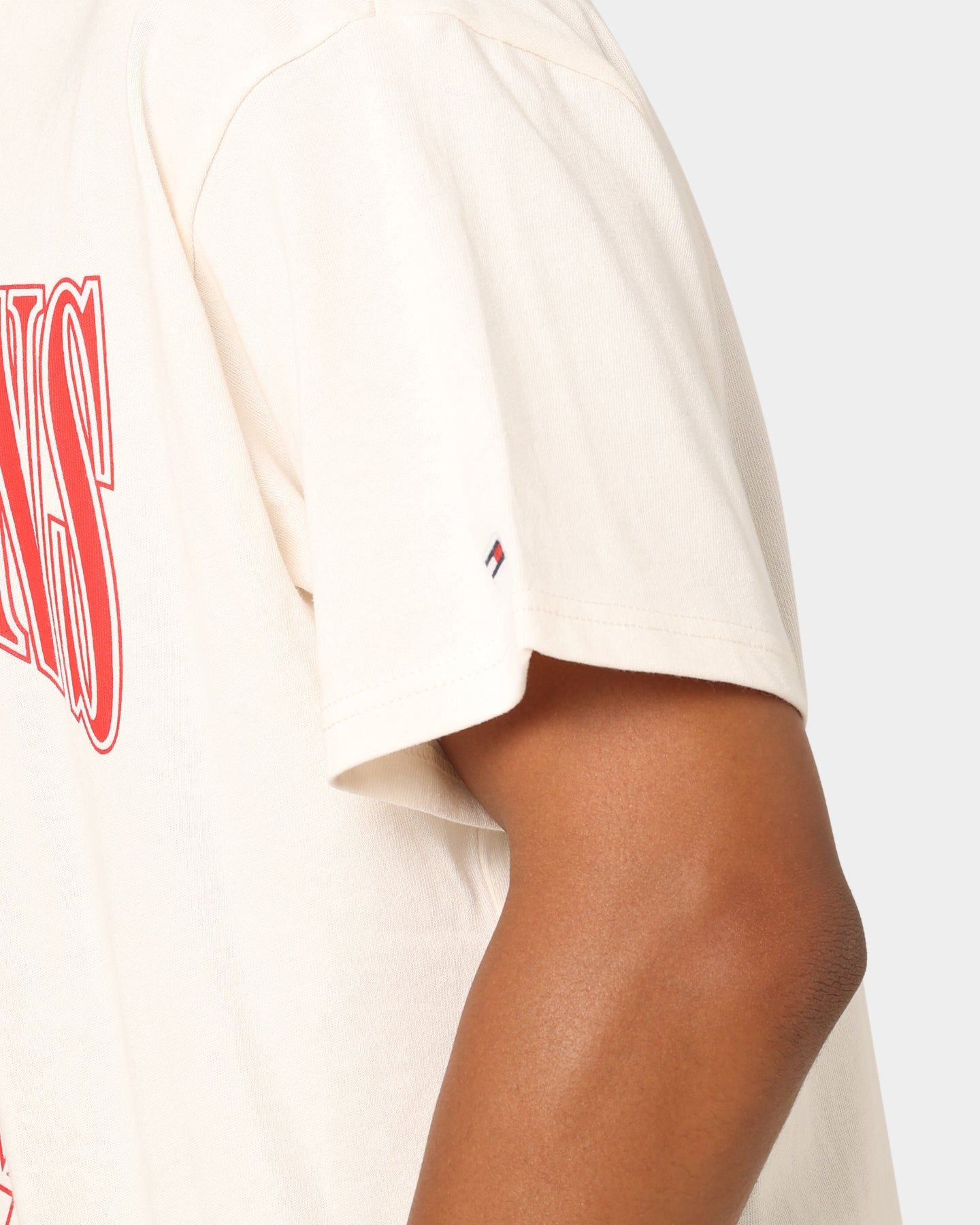 Tommy Jeans TJM Relaxed Varsity Logo T-Shirt Ancient White sold by Culture Kings product image thumbnail 7