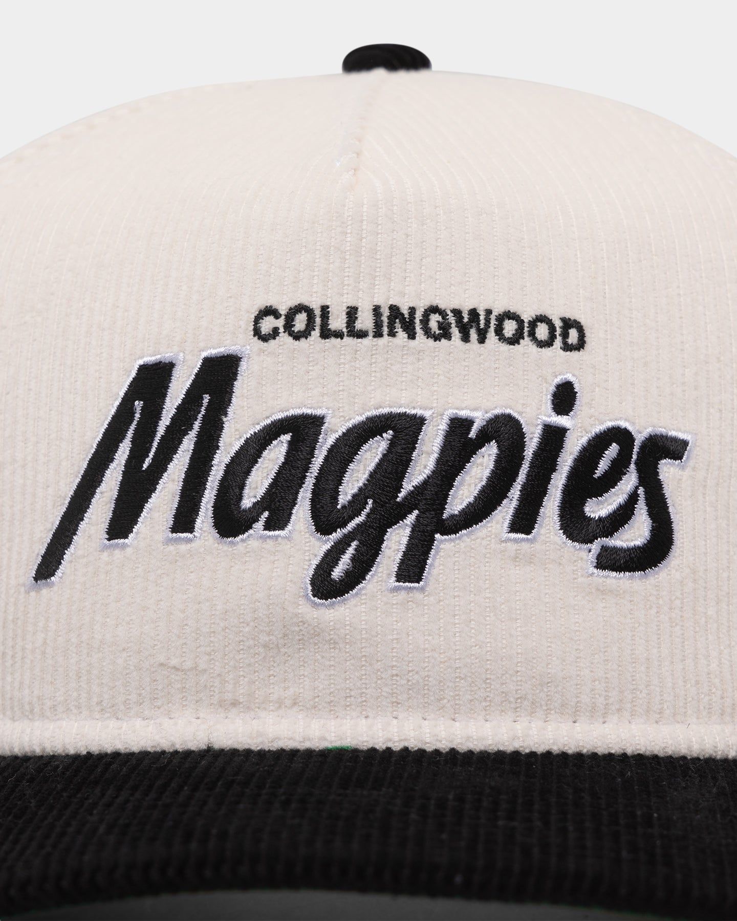 New Era Collingwood Magpies "AFL Cord Script" Golfer Snapback Chrome/OTC sold by Culture Kings product image thumbnail 5