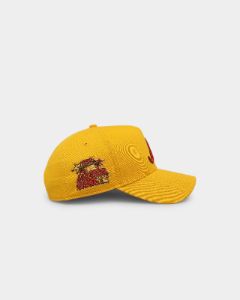 47 Brand Atlanta Braves 'Mustard & Ketchup' Sure Shot MVP DT Snapback Yellow/Red sold by Culture Kings