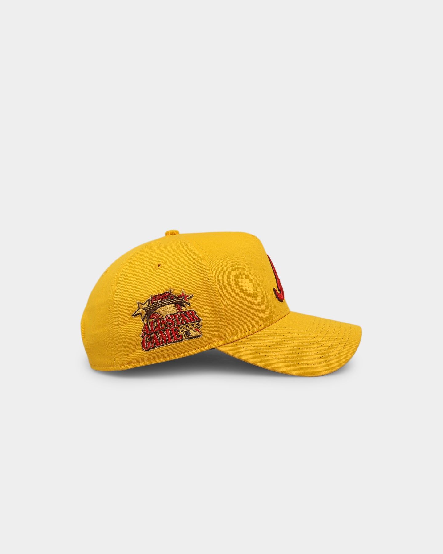 47 Brand Atlanta Braves 'Mustard & Ketchup' Sure Shot MVP DT Snapback Yellow/Red sold by Culture Kings product image thumbnail 3