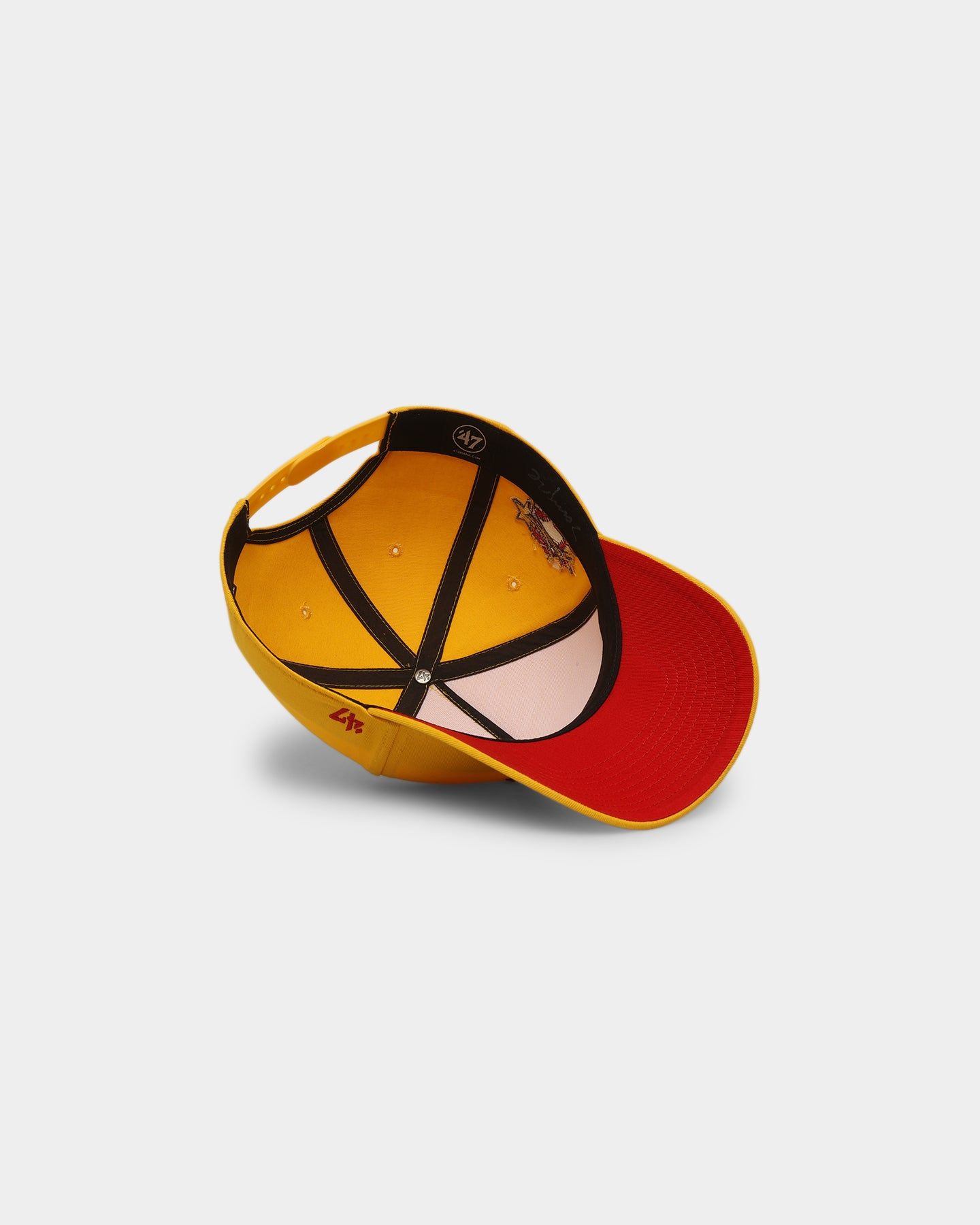 47 Brand Atlanta Braves 'Mustard & Ketchup' Sure Shot MVP DT Snapback Yellow/Red sold by Culture Kings product image thumbnail 6