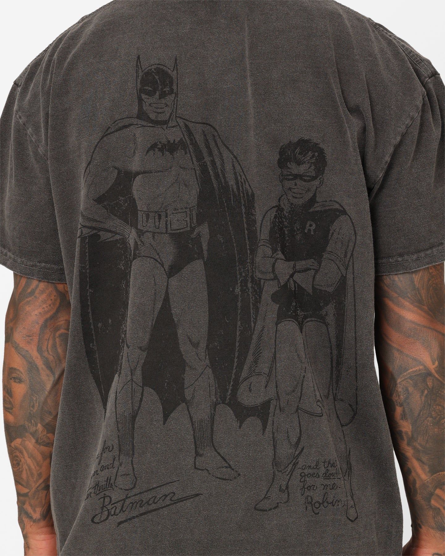 Goat Crew X DC Batman Issue #01 Noir Heavyweight Vintage T-Shirt Black Wash sold by Culture Kings product image thumbnail 5