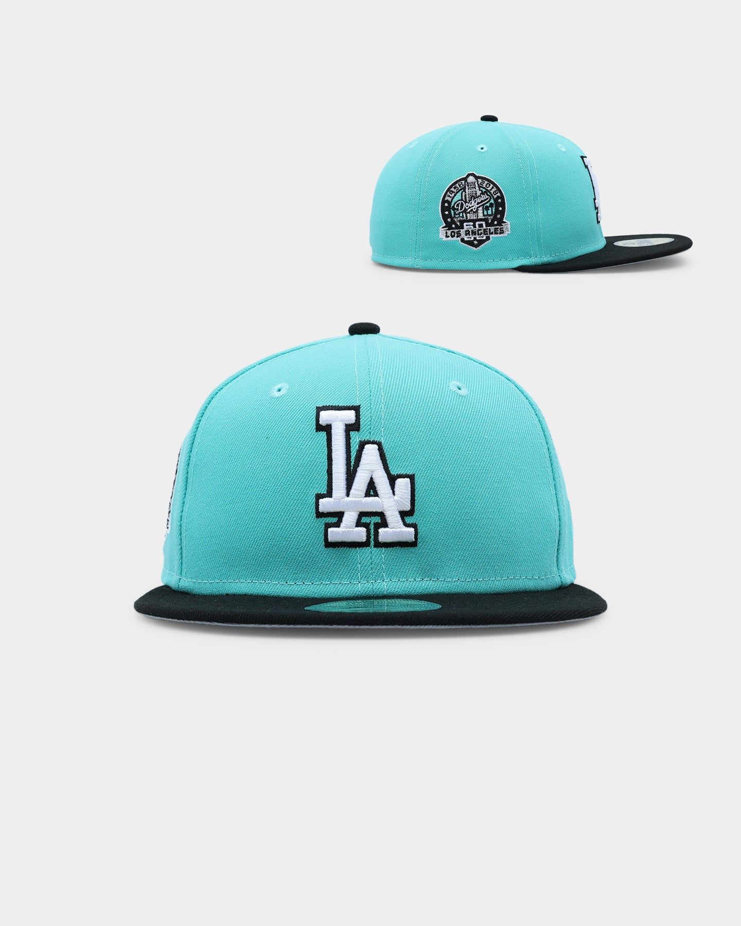 New Era Los Angeles Dodgers 'Cool Mint' 2-Tone 59FIFTY Fitted Mint/Black sold by Culture Kings