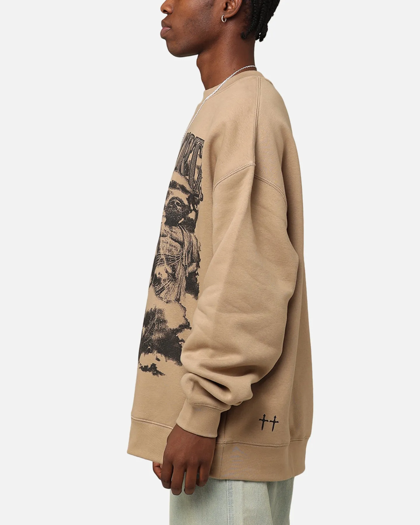 Saint Morta Zeus Heavy Crewneck Sand sold by Culture Kings product image thumbnail 5