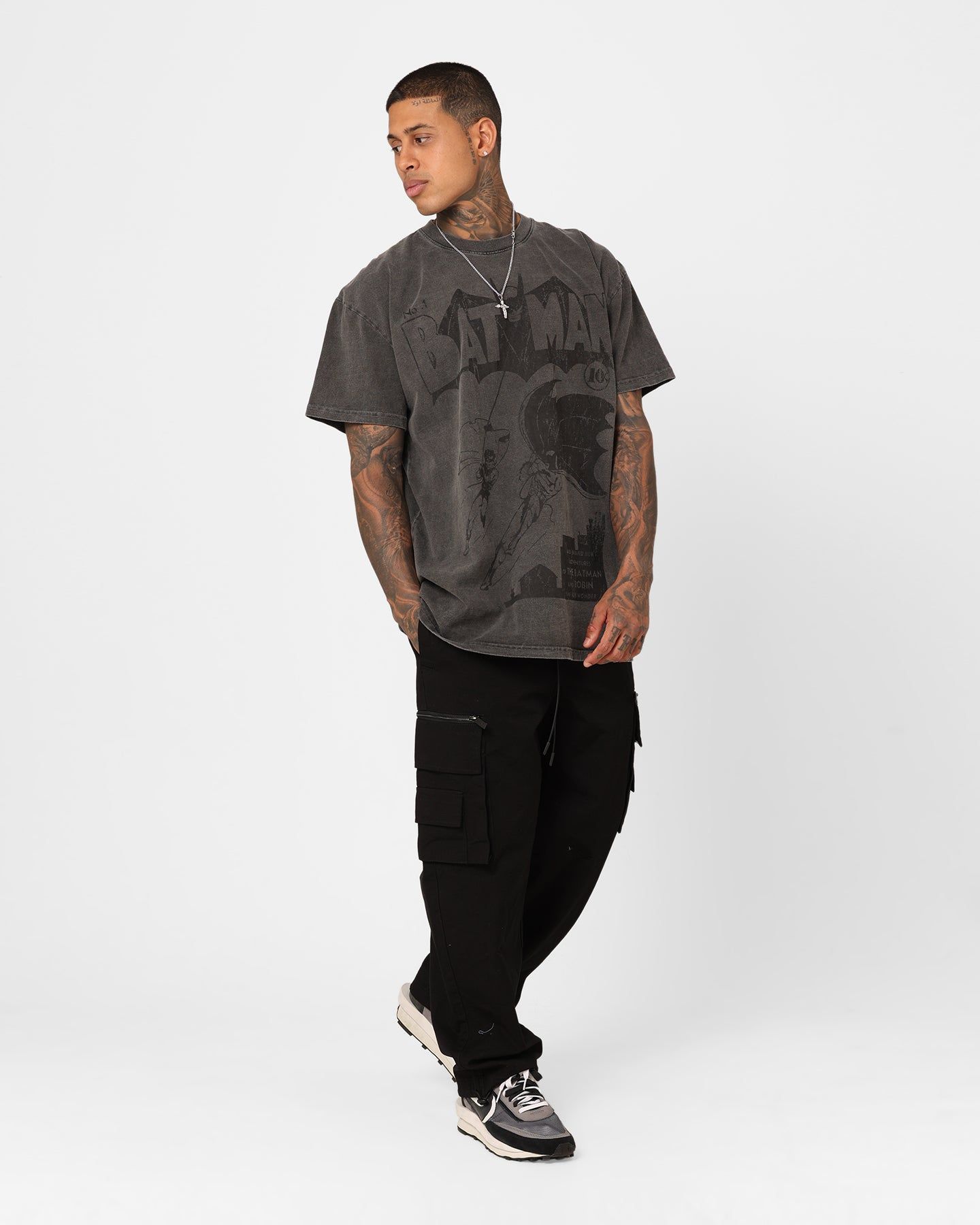 Goat Crew X DC Batman Issue #01 Noir Heavyweight Vintage T-Shirt Black Wash sold by Culture Kings product image thumbnail 3