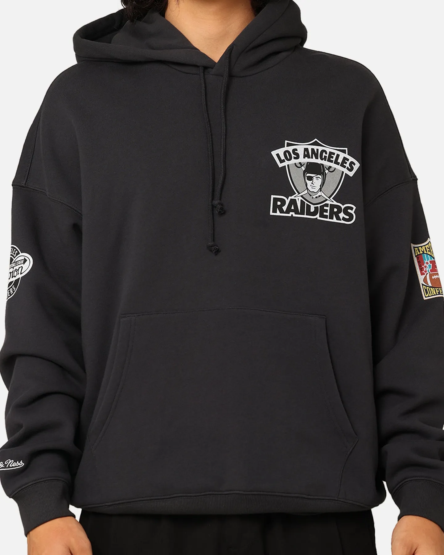Mitchell & Ness Los Angeles Raiders Super Bowl World Hoodie Faded Black sold by Culture Kings product image thumbnail 4