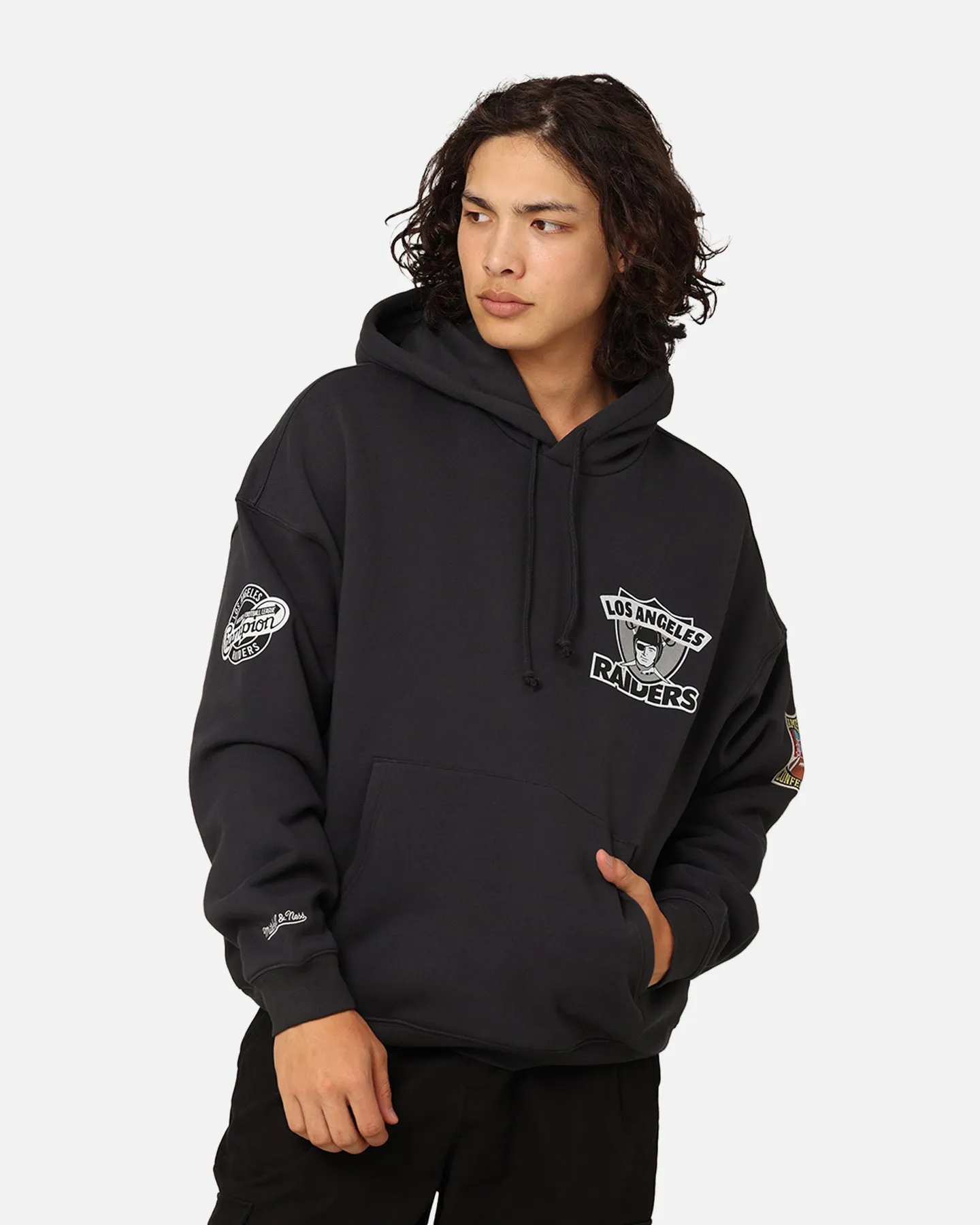 Mitchell & Ness Los Angeles Raiders Super Bowl World Hoodie Faded Black sold by Culture Kings product image thumbnail 2